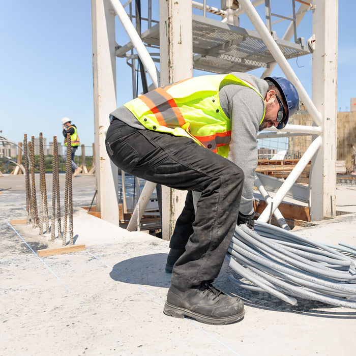 Terra® Men's Patton 6" Aluminum Toe - Safety Work Boots - Black - 4NS6BK