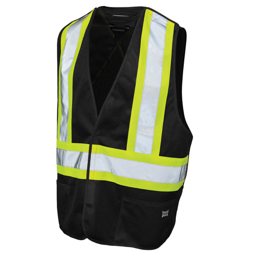 Tough Duck® 5-Point Tearaway Safety Vest - X-Back - ANSI Class 2 - S9I0
