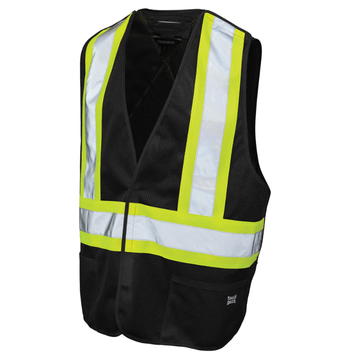 Tough Duck® 5-Point Tearaway Safety Vest - X-Back - ANSI Class 2 - S9I0