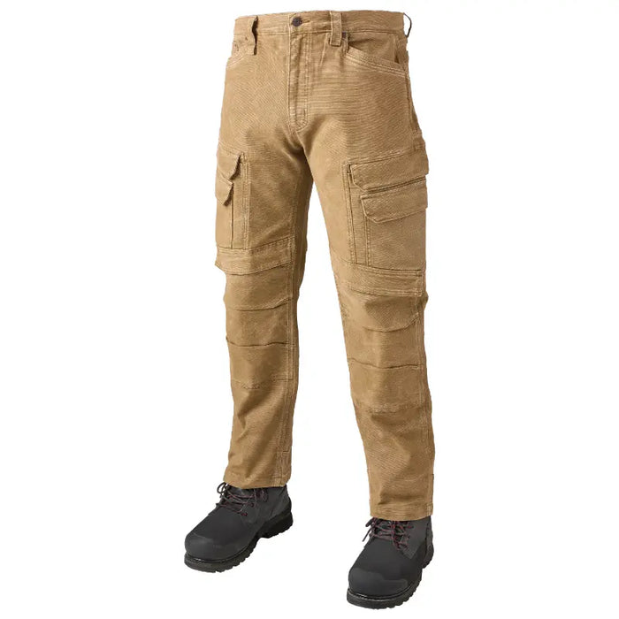 Tough Duck® Flex Washed Duck Cargo Pant - Fly Front Closure - WP15