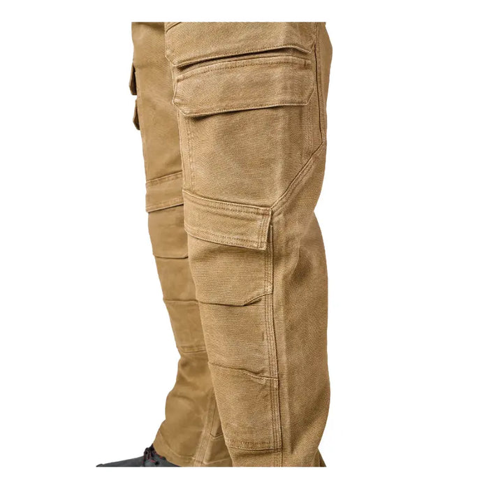Tough Duck® Flex Washed Duck Cargo Pant - Fly Front Closure - WP15