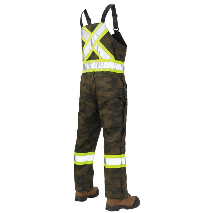 Tough Duck® Hi Vis Camo Flex Duck Safety Overall - X-Back - ANSI Class 1 - SB03