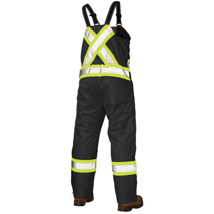 Tough Duck® Hi Vis Insulated Poly Oxford Safety Overall - X-Back - S798