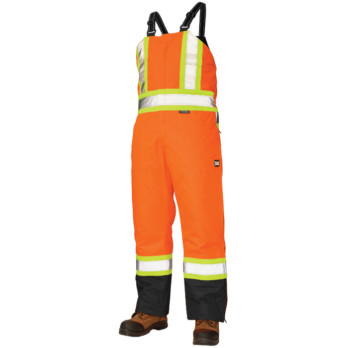 Tough Duck® Hi Vis Insulated Poly Oxford Safety Overall - X-Back - S798