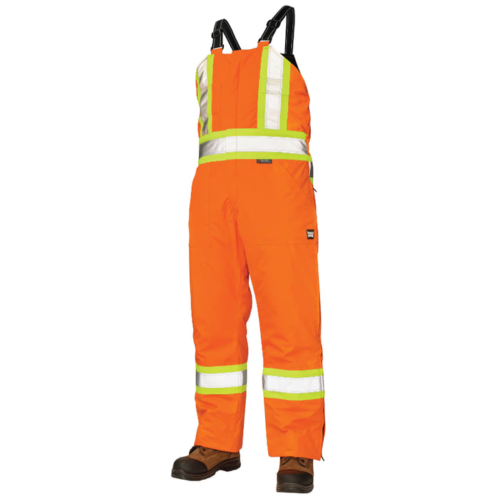 Tough Duck® Hi Vis Insulated Poly Oxford Safety Overall - X-Back - S798