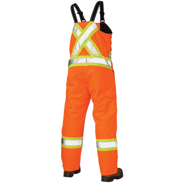 Tough Duck® Hi Vis Insulated Poly Oxford Safety Overall - X-Back - S798