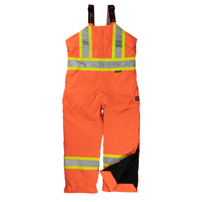 Tough Duck® Hi Vis Insulated Poly Oxford Safety Overall - X-Back - S798