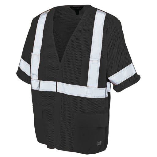 Tough Duck® Hi Vis Sleeved Safety Vest - X-Back - ANSI Class 3 - SV07