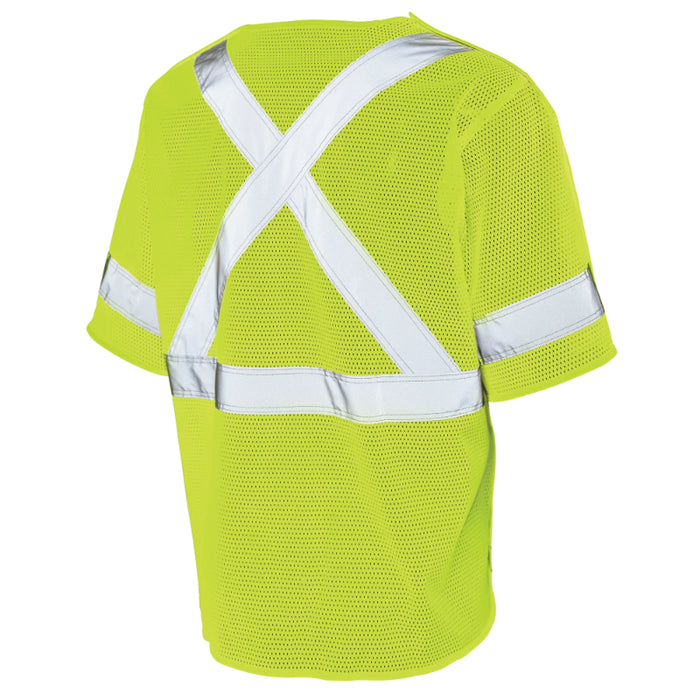 Tough Duck® Hi Vis Sleeved Safety Vest - X-Back - ANSI Class 3 - SV07