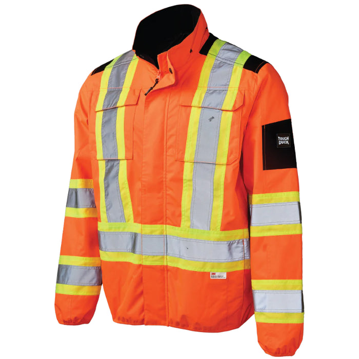 Tough Duck® High Visibility Lightweight Mesh Lined Safety Jacket - SJ50