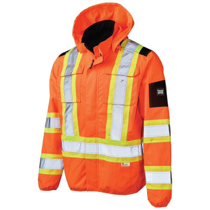 Tough Duck® High Visibility Lightweight Mesh Lined Safety Jacket - SJ50