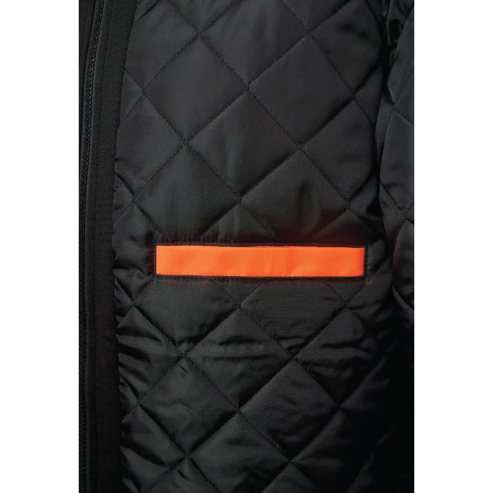 Tough Duck® High Visibility Quilt Lined Hooded Safety Jac-Shirt - SJ51