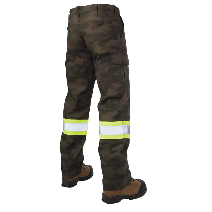 Tough Duck Relaxed Fit Camo Flex Safety Cargo Utility Pant - SP04