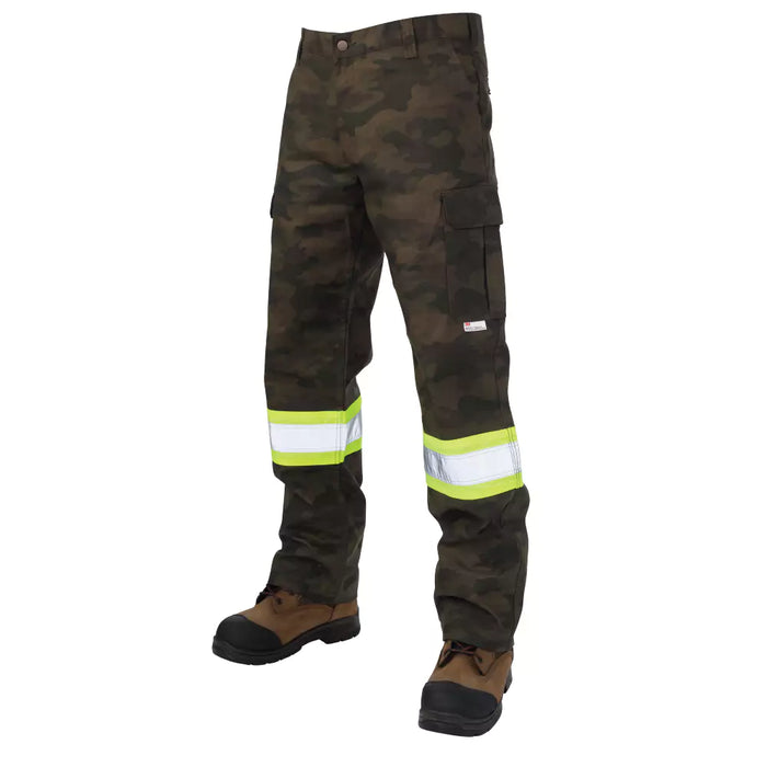 Tough Duck Relaxed Fit Camo Flex Safety Cargo Utility Pant - SP04