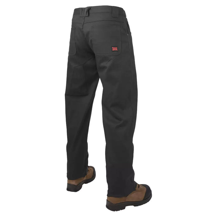 Tough Duck Relaxed Fit Flat Front Flex Twill Pant with Expandable Waist - WP09
