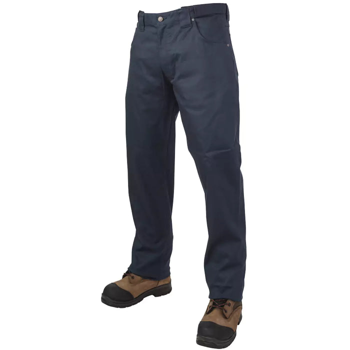 Tough Duck Relaxed Fit Flat Front Flex Twill Pant with Expandable Waist - WP09
