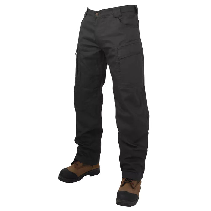Tough Duck Relaxed Fit Fleece Lined Flex Twill Cargo Pant with 360