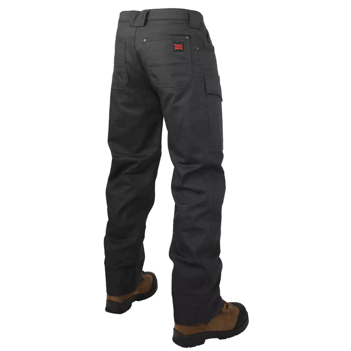 Tough Duck Relaxed Fit Fleece Lined Flex Twill Cargo Pant with 360° Stretch Waist - WP06