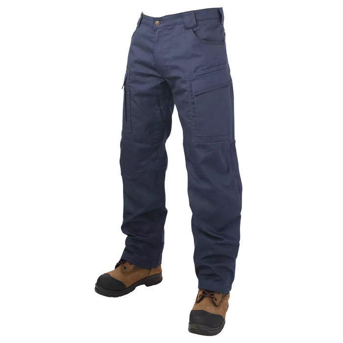 Tough Duck Relaxed Fit Fleece Lined Flex Twill Cargo Pant with 360° Stretch Waist - WP06