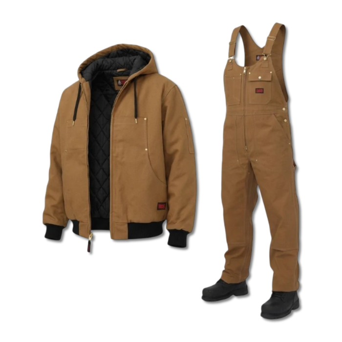 Tough Duck® Classic Jacket & Bib Bundle - Brown