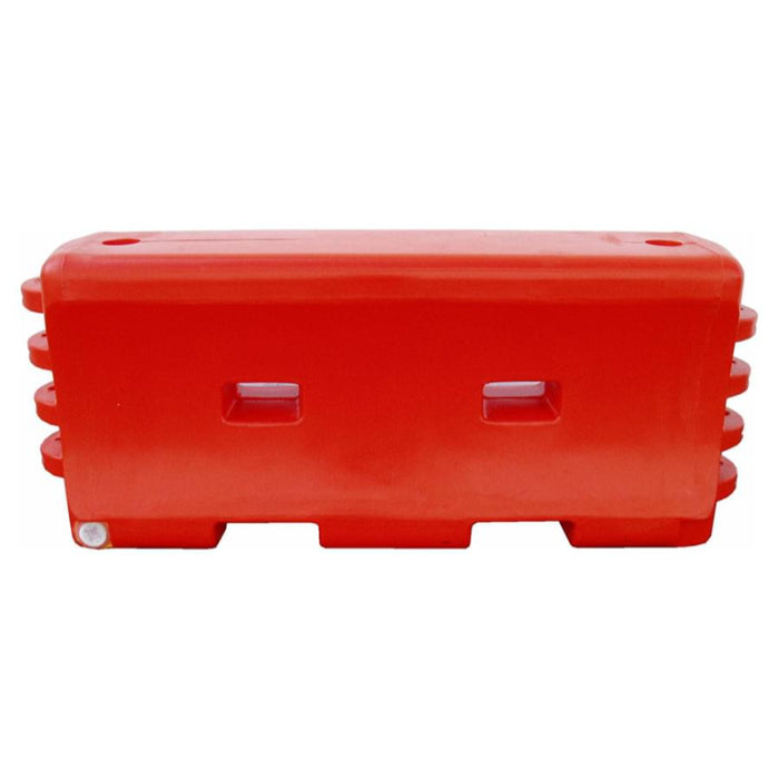 TrafFix Devices® WaterWall Plastic Jersey Barrier - 72" L x 32" H x 18" W - Orange - 80 LBS Unfilled