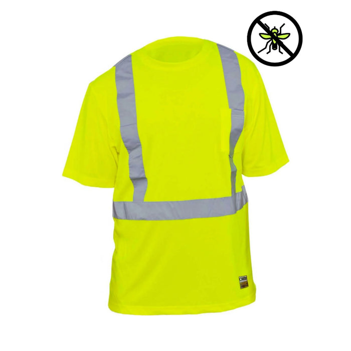 Utility Pro Insect Resistant Hi Vis Short Sleeve Class 2 Safety Shirt - UHV868