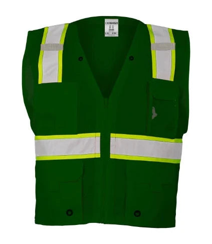 Kishigo® Enhanced Visibility Multi Pocket Mesh Safety Vest