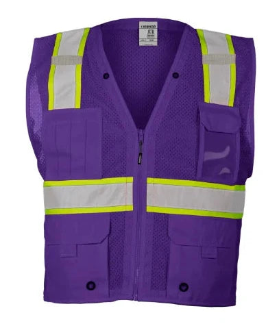 Kishigo® Enhanced Visibility Multi Pocket Mesh Safety Vest