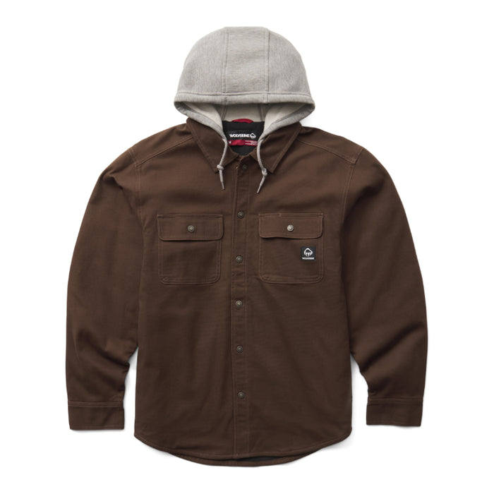 Wolverine® Durable Duck Men's Overman - II Canvas Hooded Jac-Shirt with Extended Tail