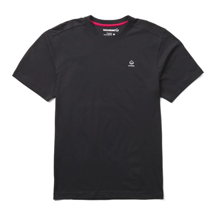 Wolverine® Men's Short Sleeve Classic Eagle Flag Cotton Tee - W1213640-003 - Black