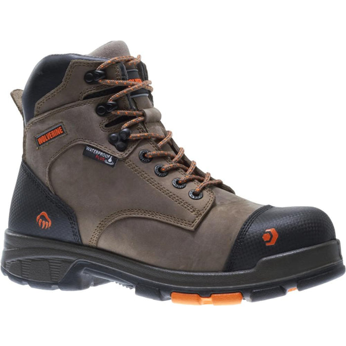 Wolverine® Men's BLADE LX Waterproof Composite Toe 6" Work Boot - Brown - W10653