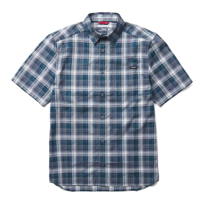 Wolverine® Men's Built Stretch Short Sleeve Button Up Plaid Work Shirt