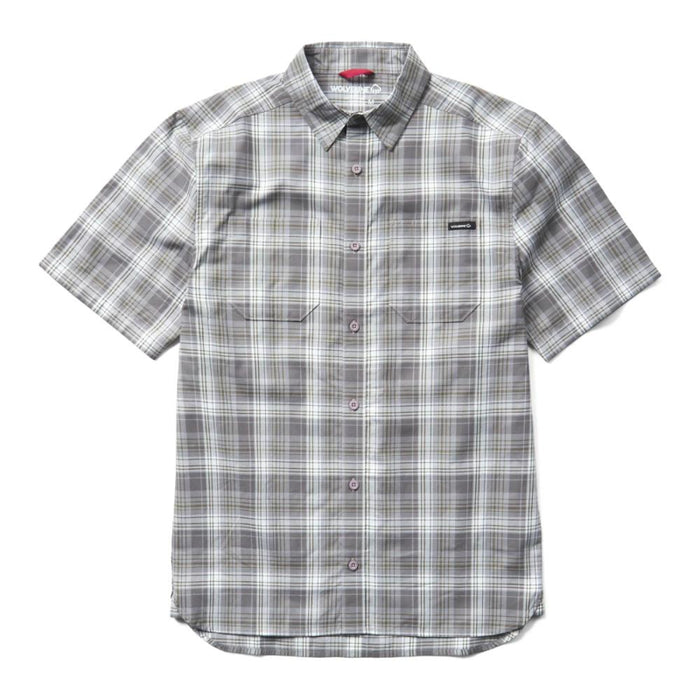 Wolverine® Men's Built Stretch Short Sleeve Button Up Plaid Work Shirt