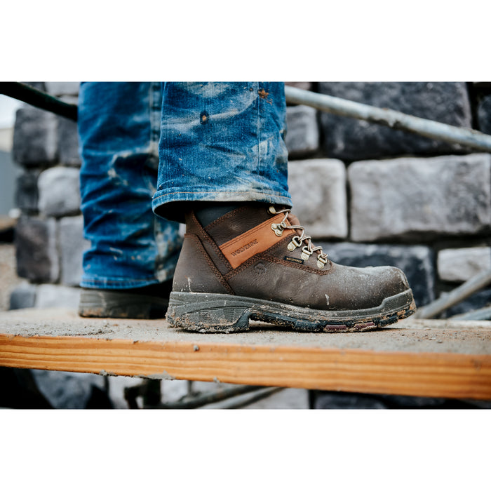 Wolverine® Men's Cabor EPX® Waterproof Composite Toe 8" Work Boot - Dark Coffee - W10316