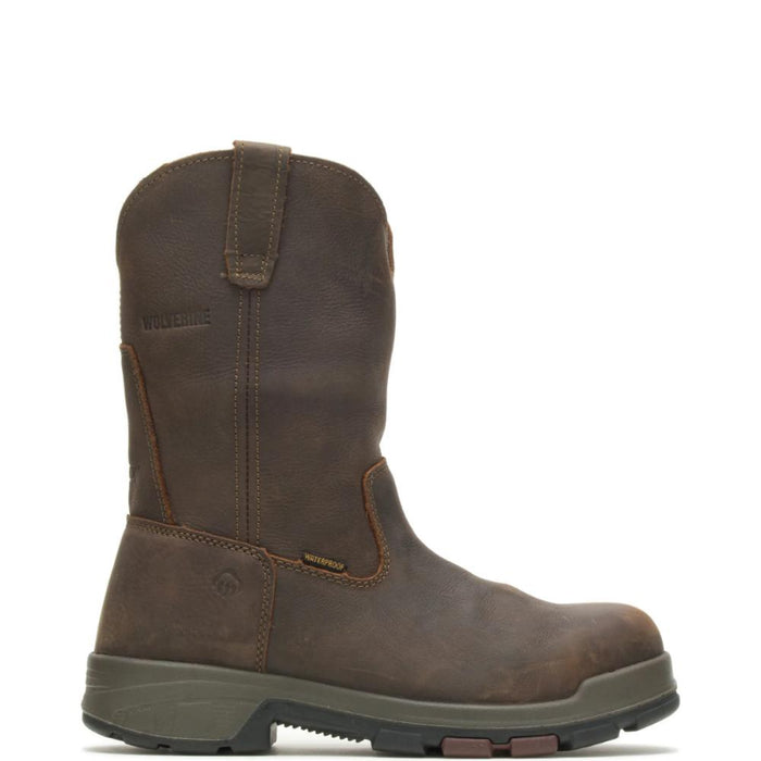Wolverine® Men's Cabor EPX® Waterproof Composite Toe Wellington Work Boot - Dark Coffee - W10318