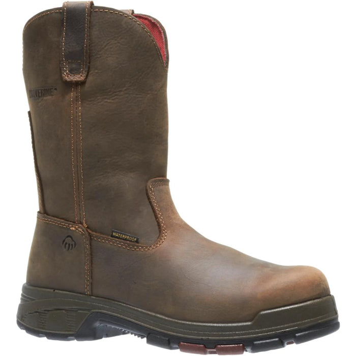 Wolverine® Men's Cabor EPX® Waterproof Composite Toe Wellington Work Boot - Dark Coffee - W10318