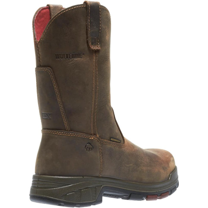 Wolverine® Men's Cabor EPX® Waterproof Composite Toe Wellington Work Boot - Dark Coffee - W10318
