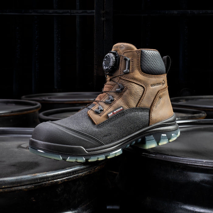 Wolverine® Men's CarbonMax® Icon Derrick Composite Toe 6" Boots - Dark Coffee - W261128