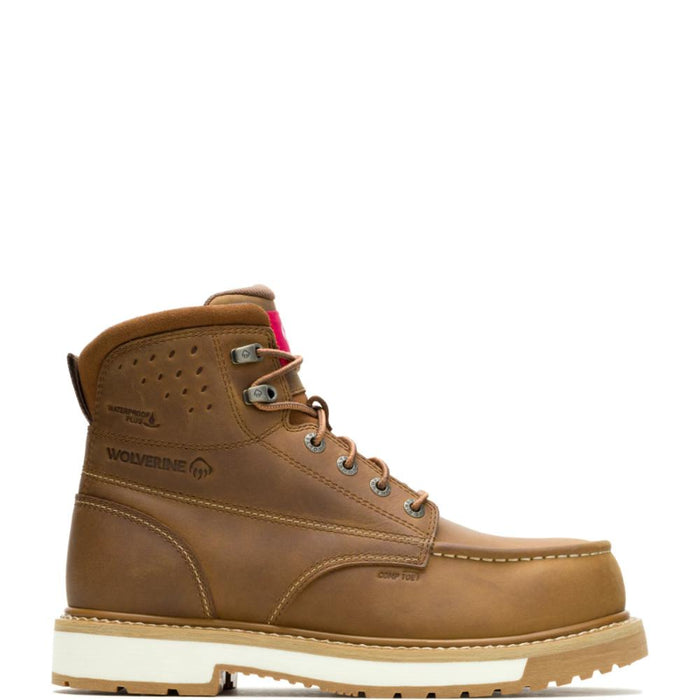 Wolverine® Men's CarbonMax® Reloader Hyprest Composite Toe 6" Boots - Dark Tan - W261110