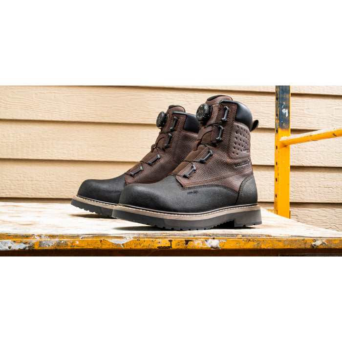 Wolverine® Men's CarbonMax® Reloader Hyprest Composite Toe 8" Boots - Dark Choclate - W261120