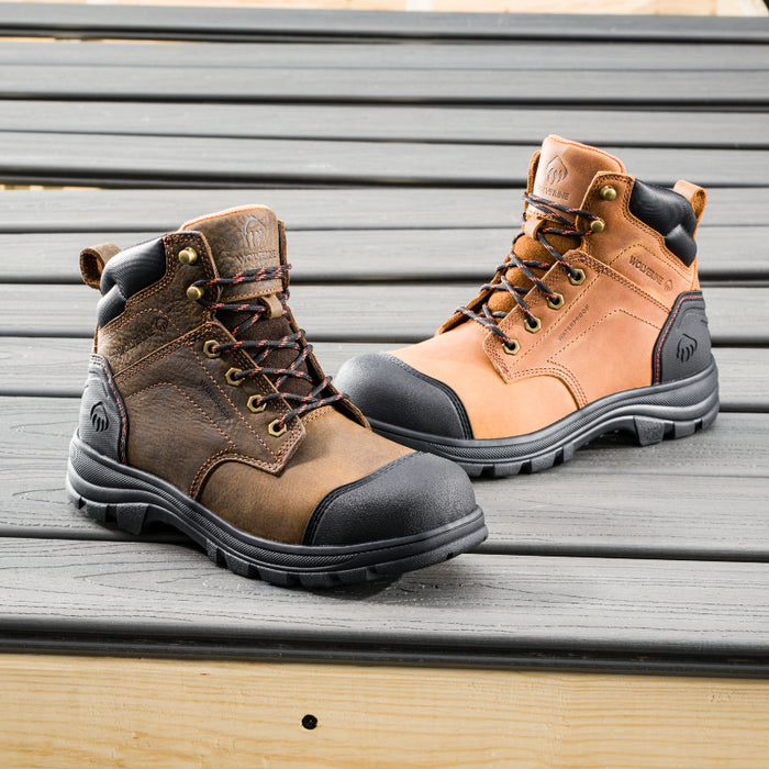 Wolverine® Men's Carlsbad Cap Lightweight Soft Toe 6" Boots - Brown - W240055