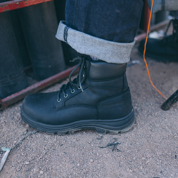 Wolverine® Men's Carlsbad Lightweight Steel Toe 6" Boots - Black - W231127