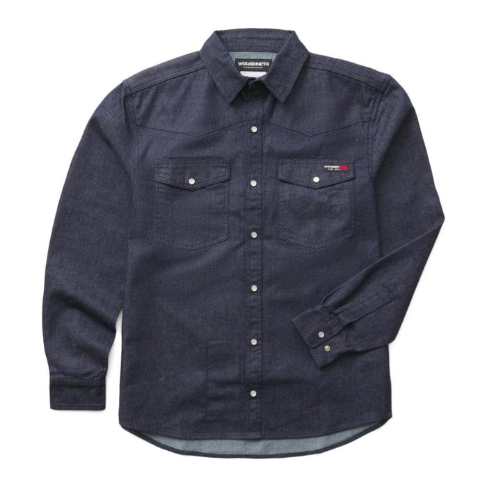 Wolverine® Men's CAT - 2 Flame Resistant Denim Rancher Shirt