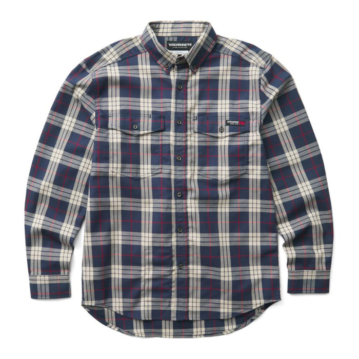 Wolverine® Men's CAT - 2 Flame Resistant Plaid Long Sleeve Twill Shirt