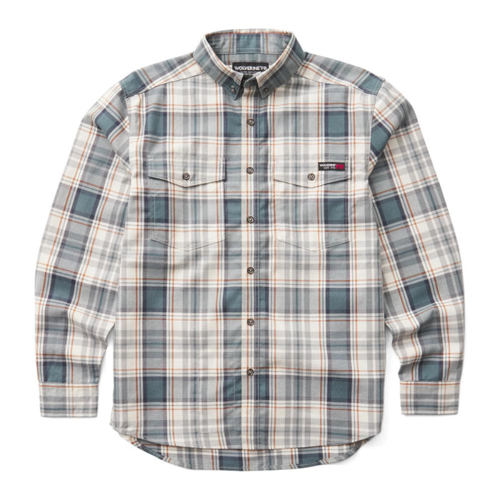 Wolverine® Men's CAT - 2 Flame Resistant Plaid Long Sleeve Twill Shirt