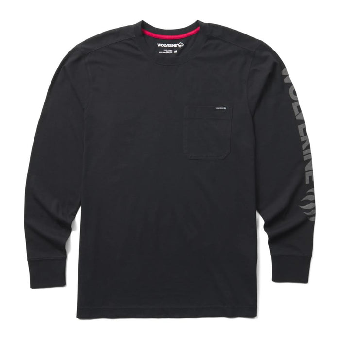 Wolverine® Men's Classic Graphic Long Sleeve Pocket Tee