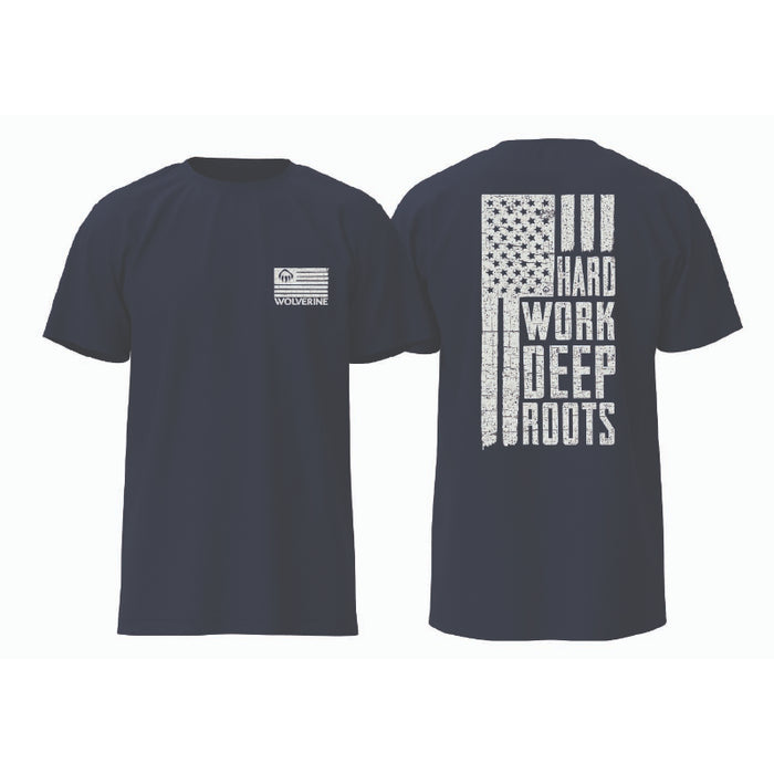 Wolverine® Men's Comfort Short Sleeve Roots Flag Graphic Tee