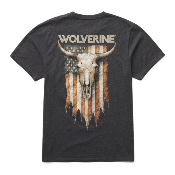 Wolverine® Men's Comfort Short Sleeve Steer Patroit Graphic Tee