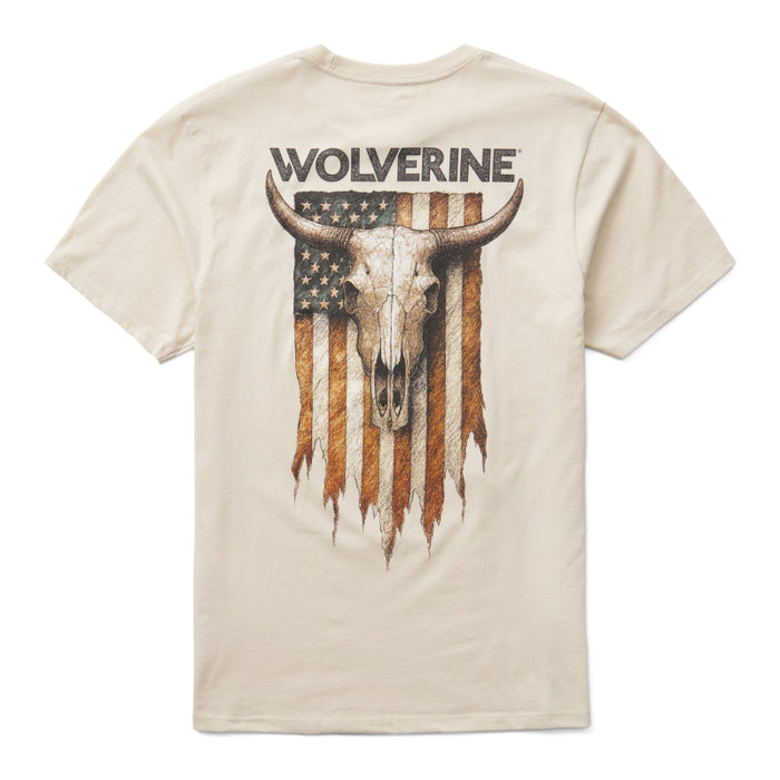 Wolverine® Men's Comfort Short Sleeve Steer Patroit Graphic Tee