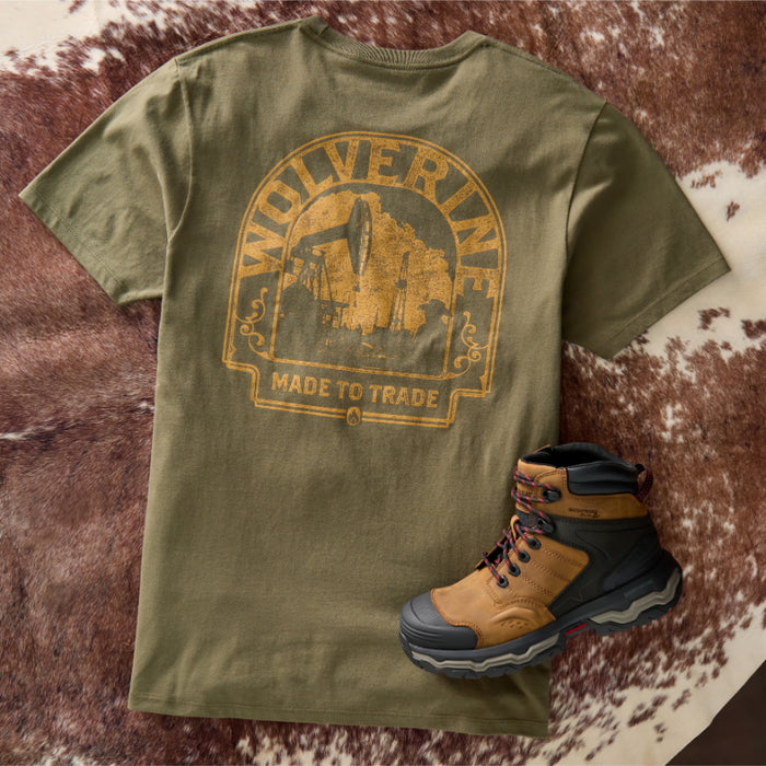 Wolverine® Men's Comfort Short Sleeve Tombstone Rig Graphic Tee